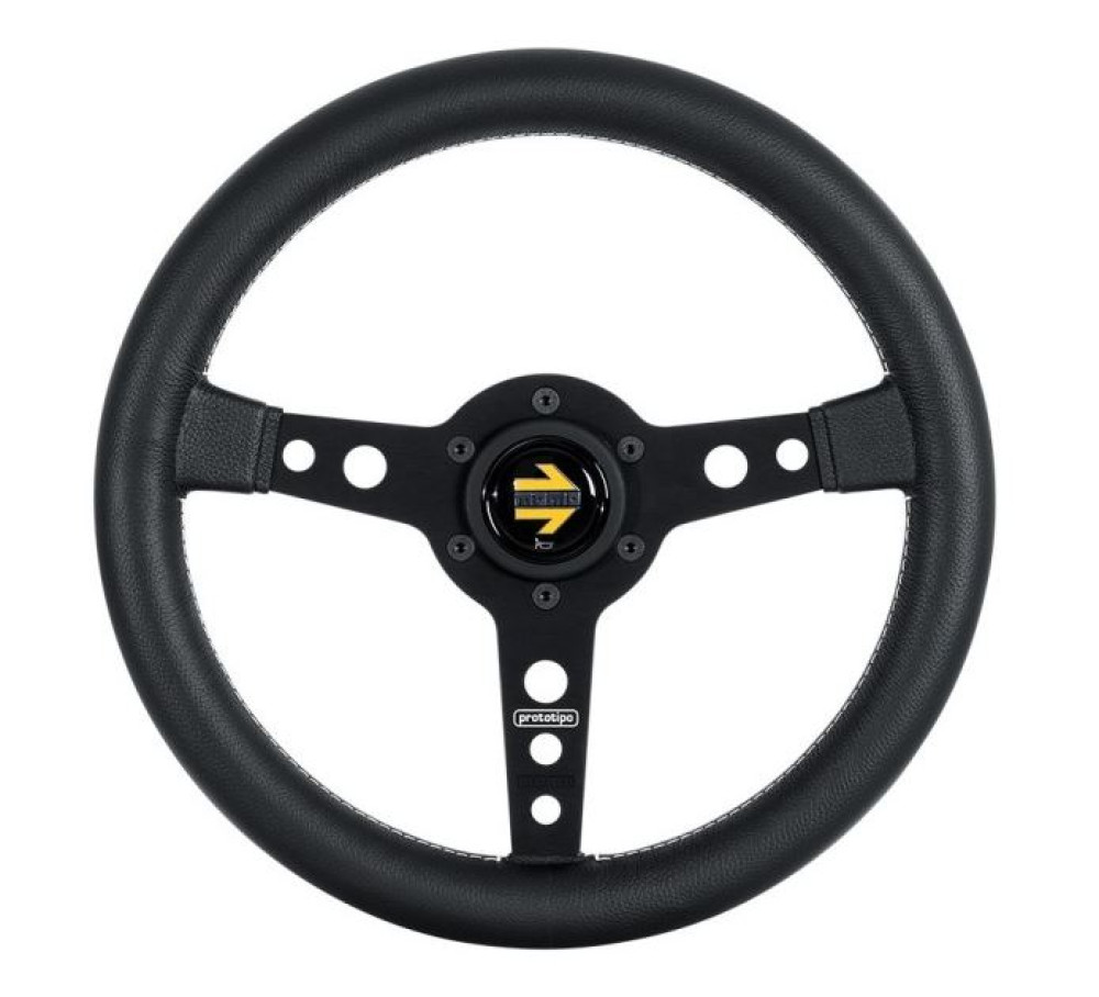 Prototipo 320mm black leather BLACK MOMO